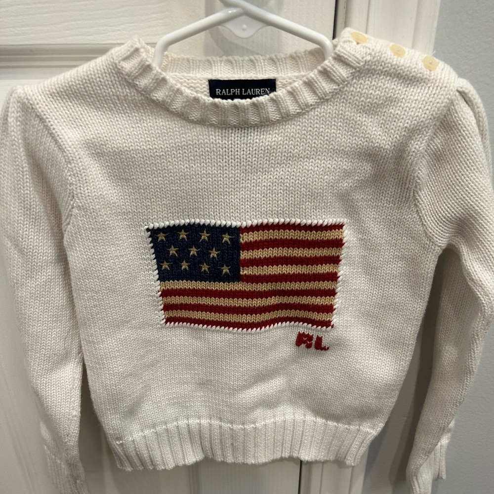 Ralph Lauren American flag sweater